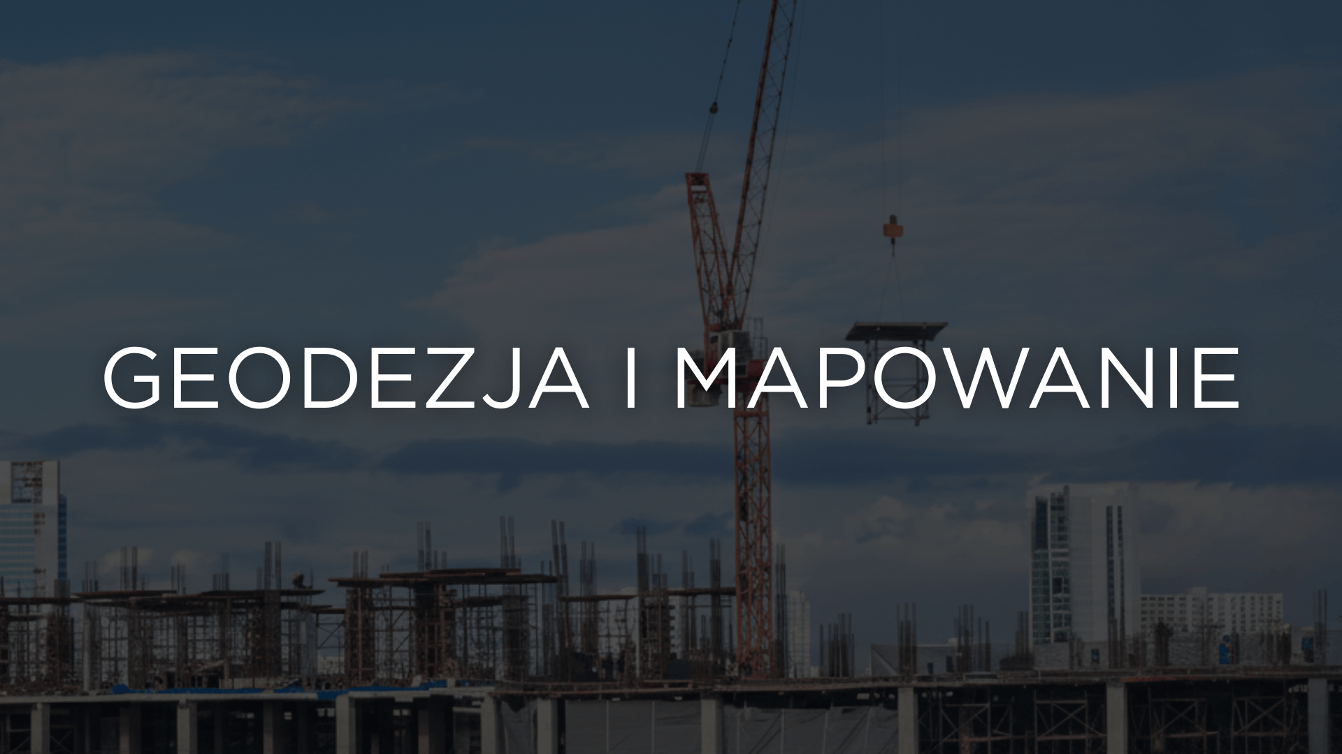 Geodezja i mapowanie baner
