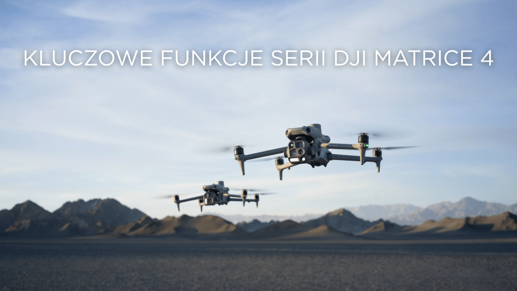 Seria DJI Matrice 4 to generacja dronów klasy enterprise, które łączą zaawansowane systemy sensorów, sztuczną inteligencję oraz wysoką precyzję pomiarów. Modele Matrice 4T i 4E zostały zaprojektowane z myślą o różnych zastosowaniach – od działań ratowniczych po geodezję i inspekcje infrastruktury.
W tym artykule sprawdzisz, czym różnią się oba modele, jakie oferują możliwości oraz dlaczego mogą stać się kluczowym narzędziem w profesjonalnych operacjach dronowych.